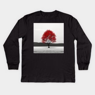 Poplar tree Kids Long Sleeve T-Shirt